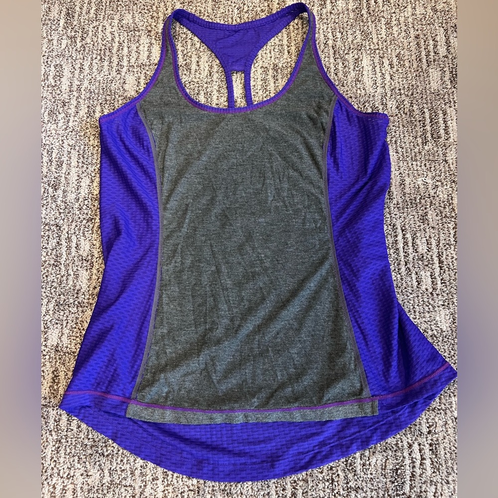 Purple/Gray Tank Top
